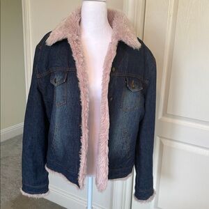 KAITY Brand Fuzzy Denim Jacket XL (JRS)